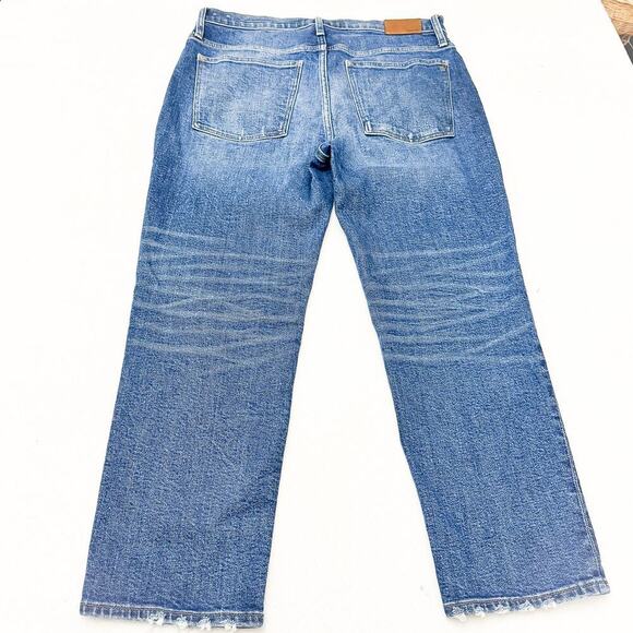 Madewell Blue Straight Leg Jeans - Picture 3 of 8